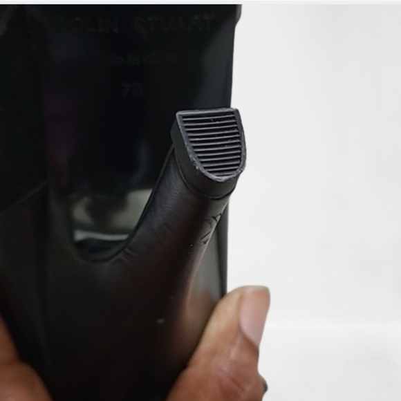 NWOB - Colin Stuart Suede & Vegan Leather Black  Ankle Boots - Picture 5 of 8